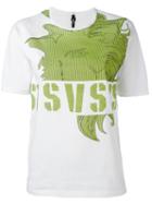 Versus Logo Print T-shirt, Women's, Size: Xs, White, Cotton