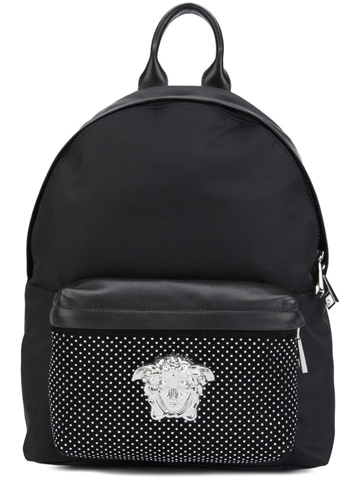 Versace Palazzo Studded Backpack - Black