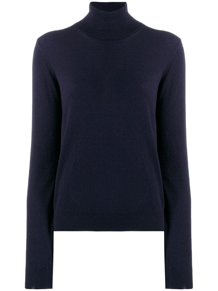Maison Margiela Turtle Neck Pullover - Blue