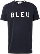 Bleu De Paname 'bleu' Print T-shirt, Men's, Size: Large, Blue, Cotton
