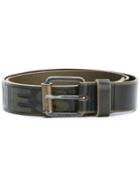 Diesel Blate Belt, Men's, Size: 85, Black, Calf Leather