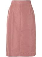 Nº21 High-waisted Pencil Skirt - Pink