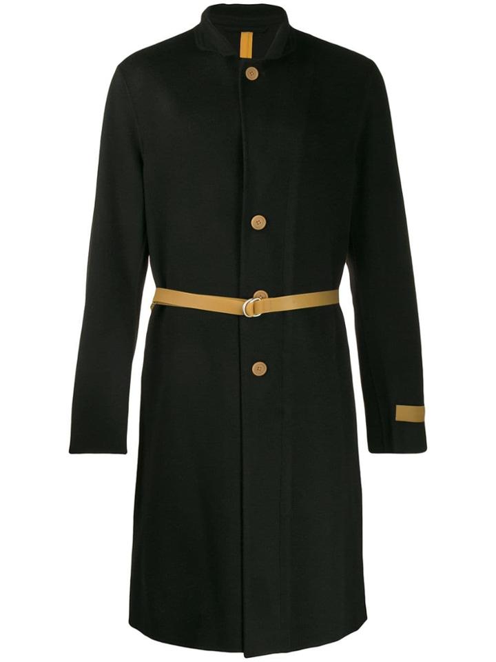 Helmut Lang Double Lapel Coat - Black