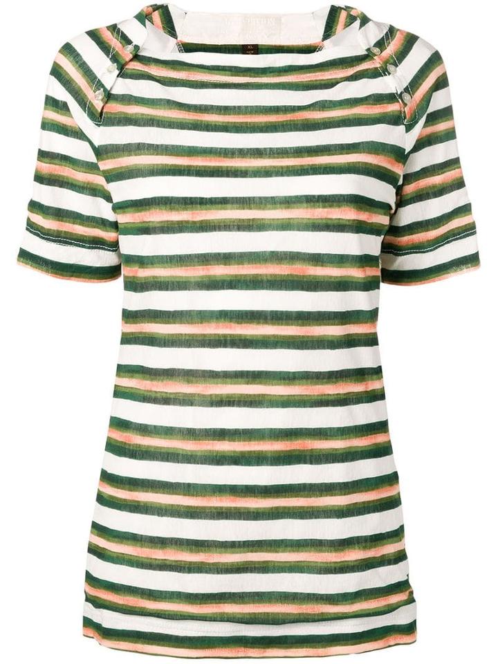 Louis Vuitton Pre-owned 2000's Striped T-shirt - Green