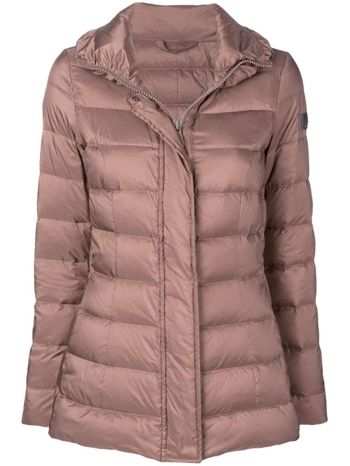 Peuterey Padded Fitted Jacket - Brown