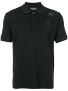 Alexander Mcqueen Peacock Feather Polo Shirt - Black