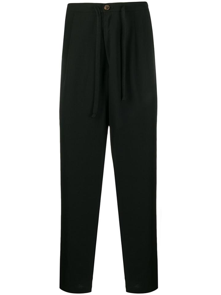 Société Anonyme Loose-fit Drawstring Trousers - Black