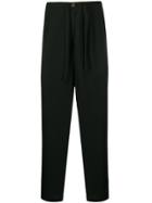 Société Anonyme Loose-fit Drawstring Trousers - Black