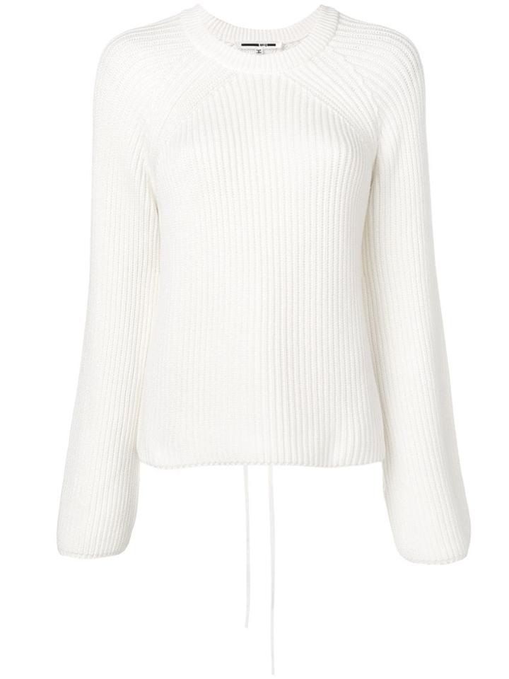 Mcq Alexander Mcqueen Back Lace-up Jumper - White