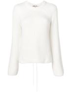 Mcq Alexander Mcqueen Back Lace-up Jumper - White