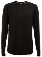 Ann Demeulemeester Longsleeved T-shirt, Men's, Size: Xs, Black, Spandex/elastane/modal