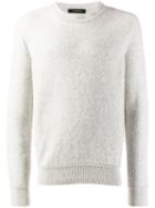 Ermenegildo Zegna Knitted Crew Neck Jumper - Grey