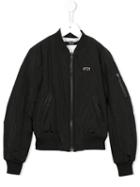 No21 Kids Classic Bomber Jacket, Boy's, Size: 10 Yrs, Black