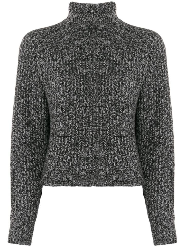 The Row Knitted Roll Neck Sweater - Grey