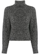 The Row Knitted Roll Neck Sweater - Grey