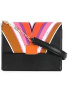 Emilio Pucci Printed Shoulder Bag - Black