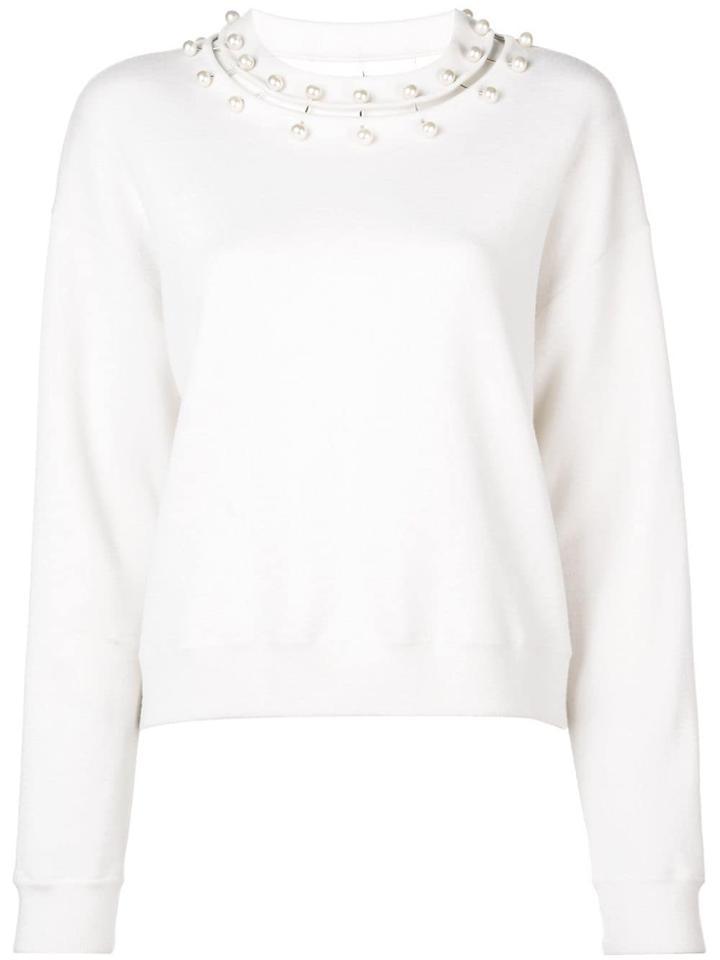 Alice+olivia Gleeson Metal-ball Jumper - White