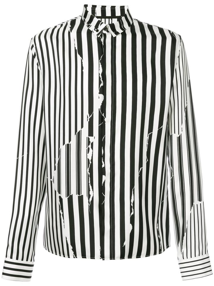 Haider Ackermann Striped Button Down Shirt - Black