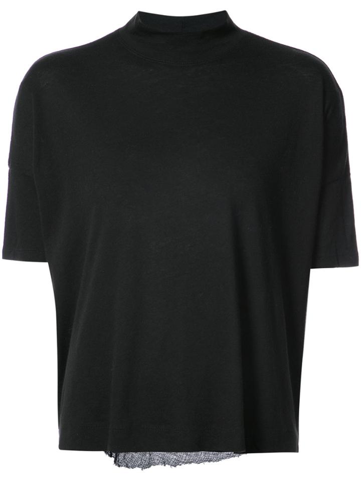 Raquel Allegra Round Neck T-shirt - Black