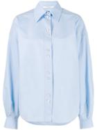 Givenchy Puffed Sleeves Buttoned Shirt - Blue