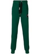 Dolce & Gabbana Logo Tape Track Pants - Green