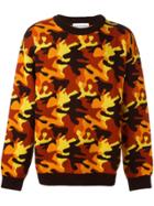 Gosha Rubchinskiy Camouflage Sweater - Yellow & Orange