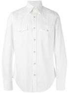 Tom Ford - Chest Pockets Shirt - Men - Cotton/linen/flax - 40, White, Cotton/linen/flax