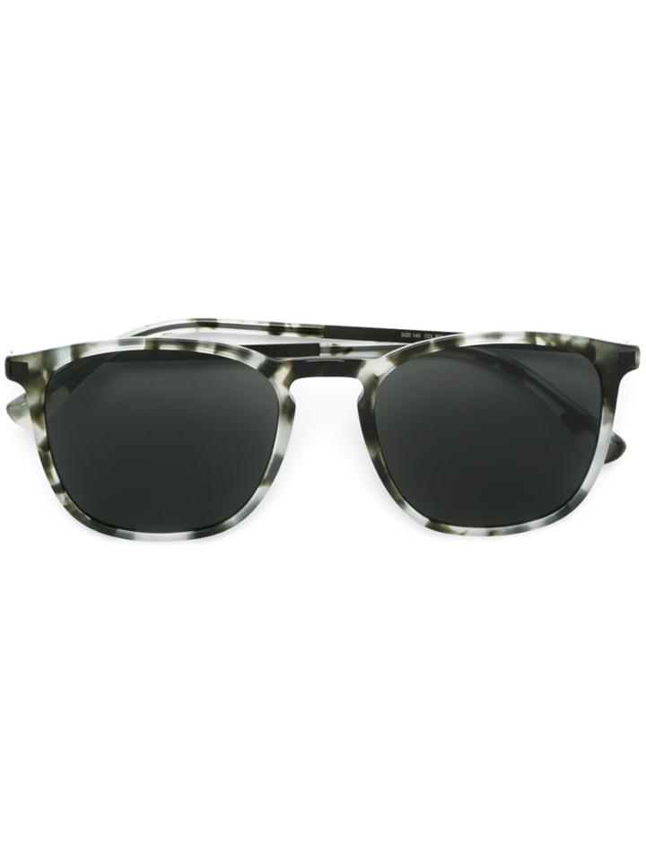 Mykita - 'atka' Sunglasses - Unisex - Stainless Steel - One Size, Grey, Stainless Steel