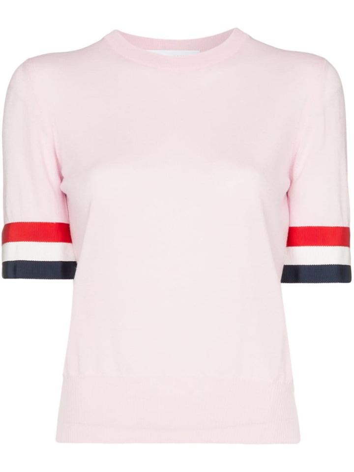 Thom Browne Merino Knit Top - Pink