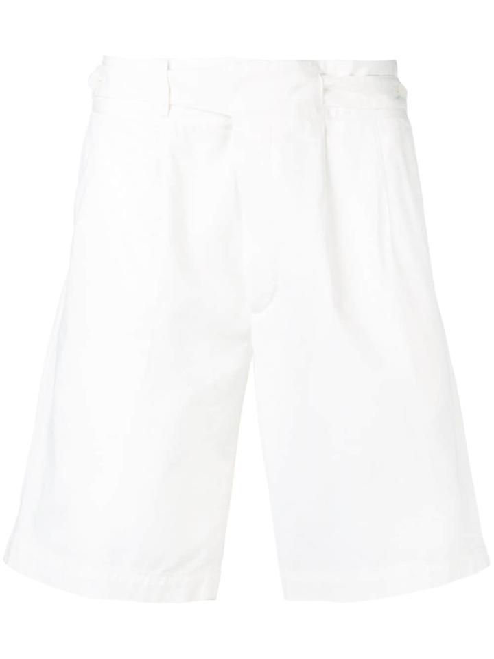 Ermenegildo Zegna Wide-leg Shorts - White
