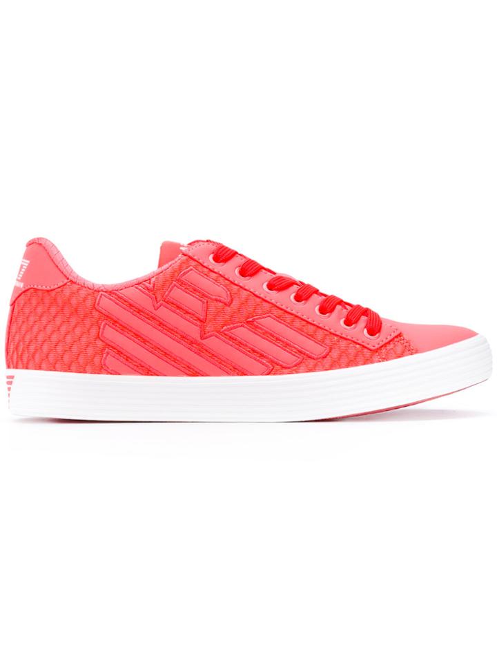Ea7 Emporio Armani Pride Mesh Sneakers - Pink & Purple