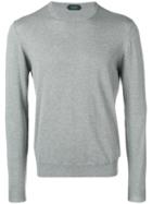 Zanone Basic Sweater - Grey