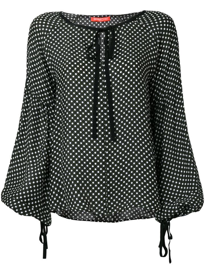 Smarteez Polka Dot Blouse - Black