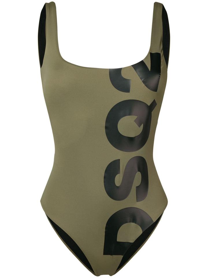 Dsquared2 Logo Swimsuit - Green