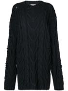 Palm Angels Fisherman Sweater - Black