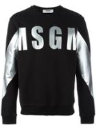 Msgm Logo Print Sweatshirt, Men's, Size: Medium, Cotton