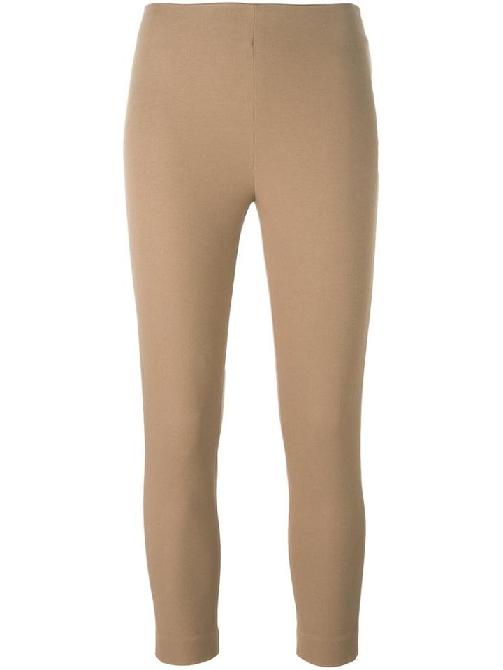 Joseph Cropped Trousers, Women's, Size: 44, Nude/neutrals, Viscose/cotton/spandex/elastane