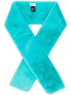Stand Studio Faux-fur Scarf - Blue