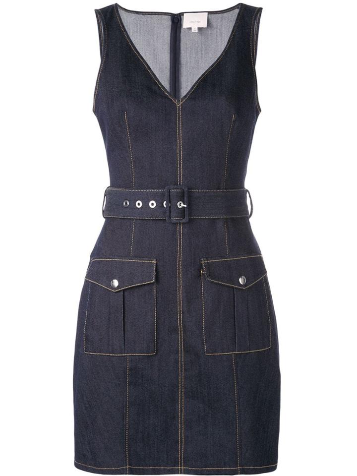 Cinq A Sept Gwyneth Denim Mini Dress - Blue