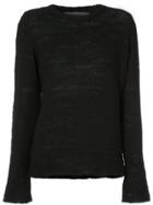 The Elder Statesman Picasso Sweater - Black
