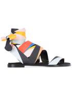 Pierre Hardy Zigzag Strap Sandals - Multicolour
