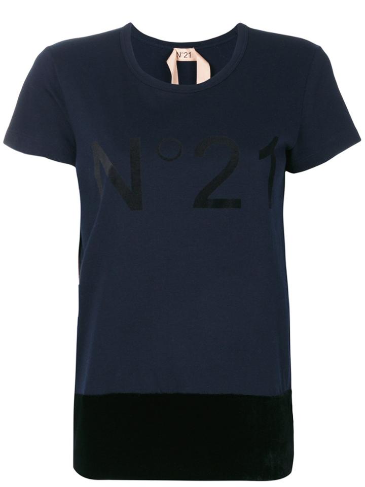No21 Logo T-shirt - Blue