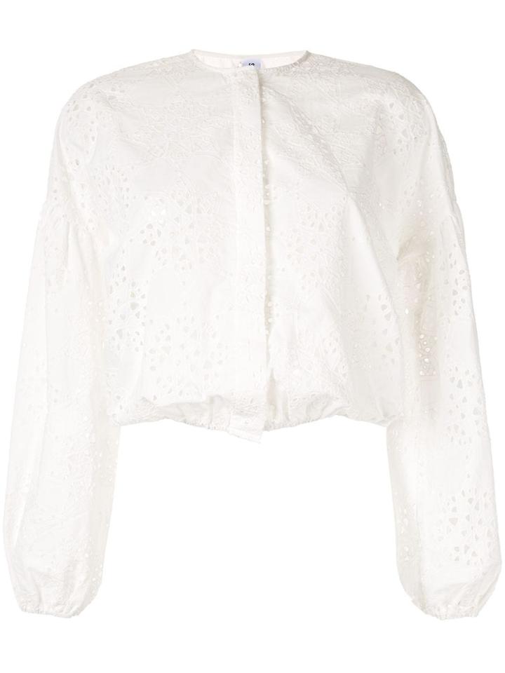 Sir. Celeste Embroidered Relaxed Shirt - White
