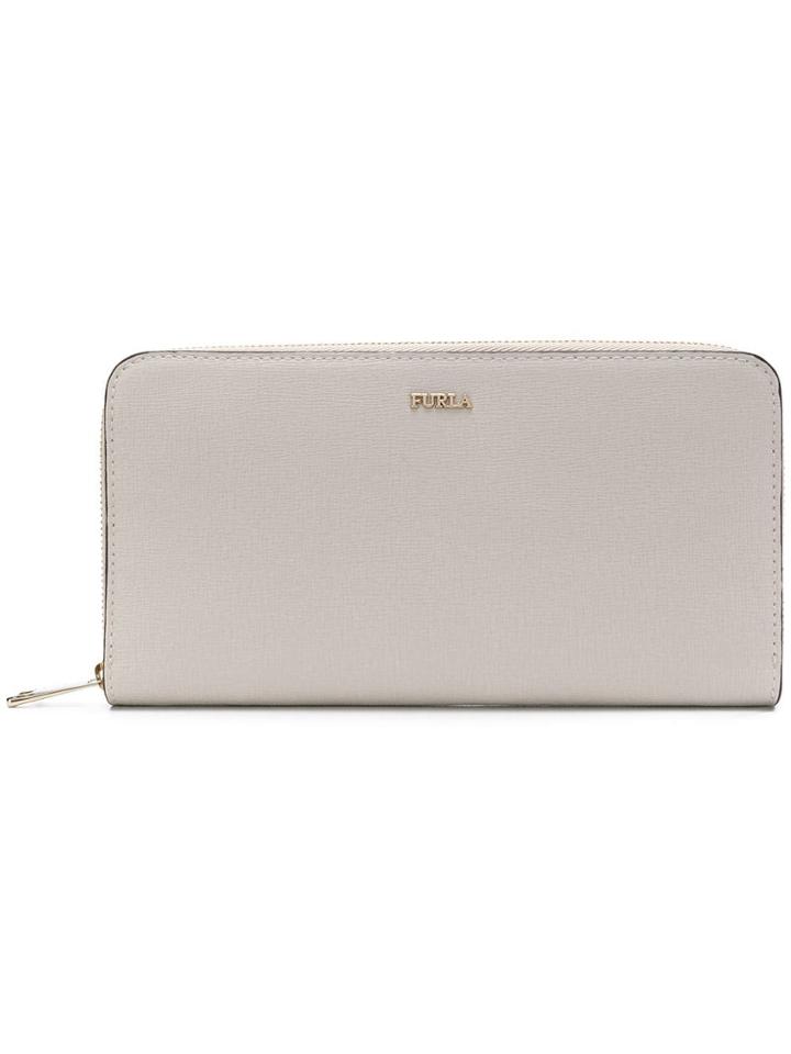 Furla All Around Zip Wallet - Nude & Neutrals