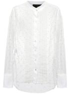 Andrea Bogosian Sheer Shirt - White