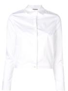 Alexis Concealed Button Shirt - White