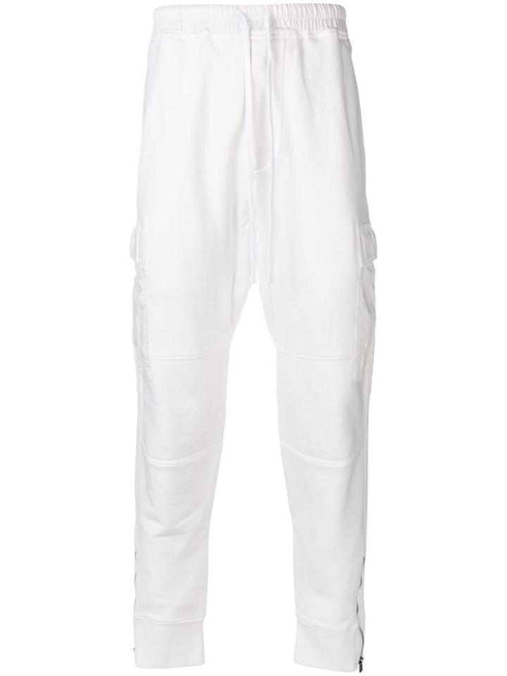 Tom Ford Panelled Cargo Trousers - White