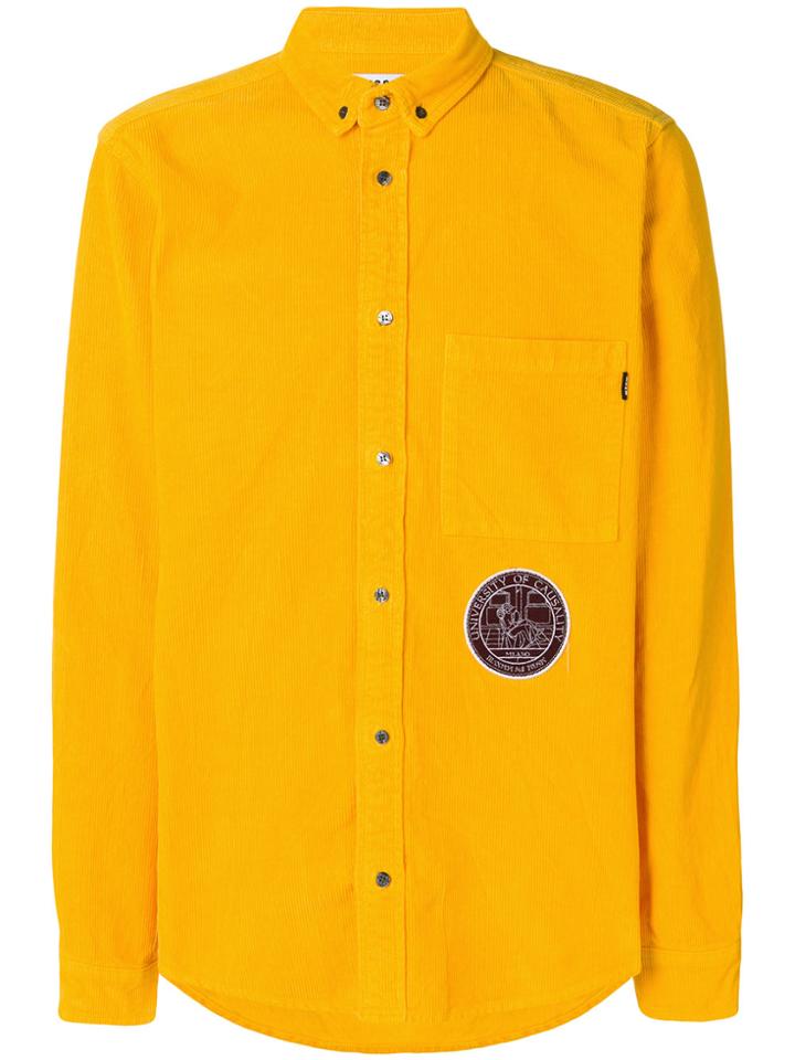Msgm Long Sleeved Shirt - Yellow & Orange