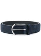 Ermenegildo Zegna Classic Style Belt - Blue