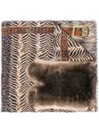 Pierre-louis Mascia Printed Fanory Scarf - Brown